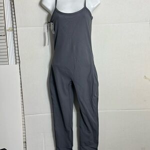 Aritzia TNAction color Coal Grey TnaBUTTER™ Rib Rhythm Jumpsuit